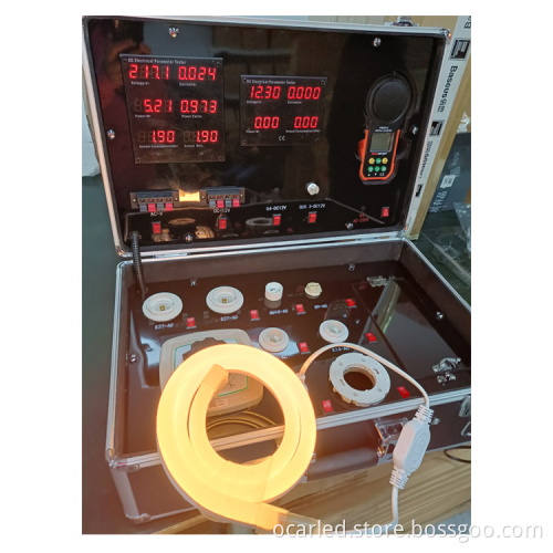 Custom LED Bulbs Portable Demo Case - E14 E27 MR16 GU10 G9 T8 T5 LED Display Suitcase
